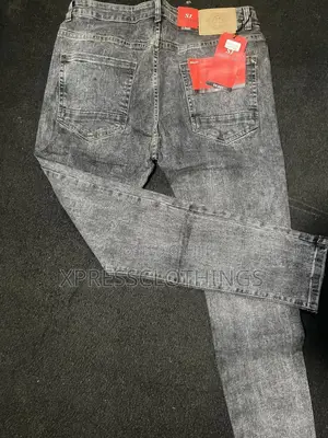 Grey Fitted Jeans