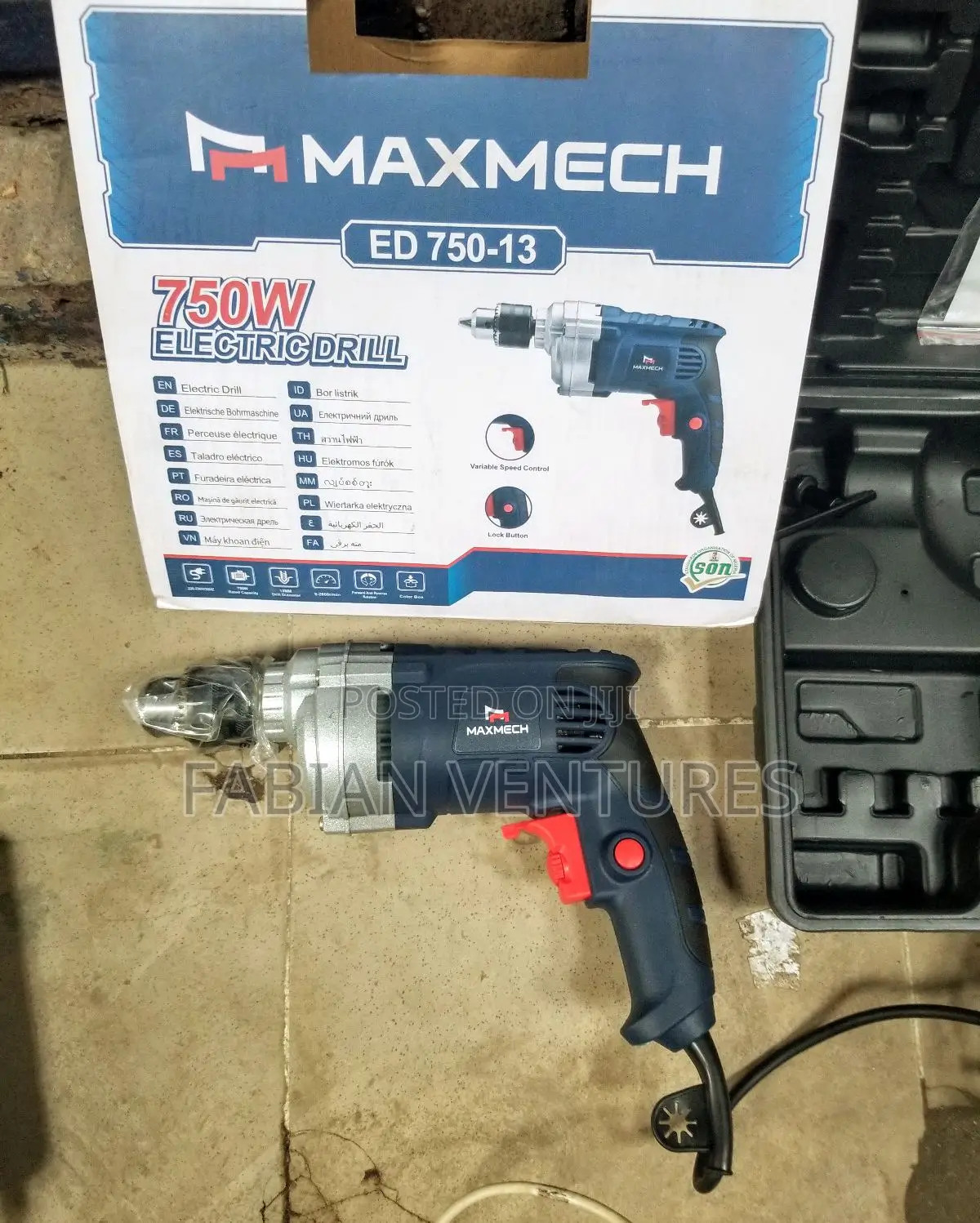 Electrical Drilling Machine Maxmech 750W 13mm