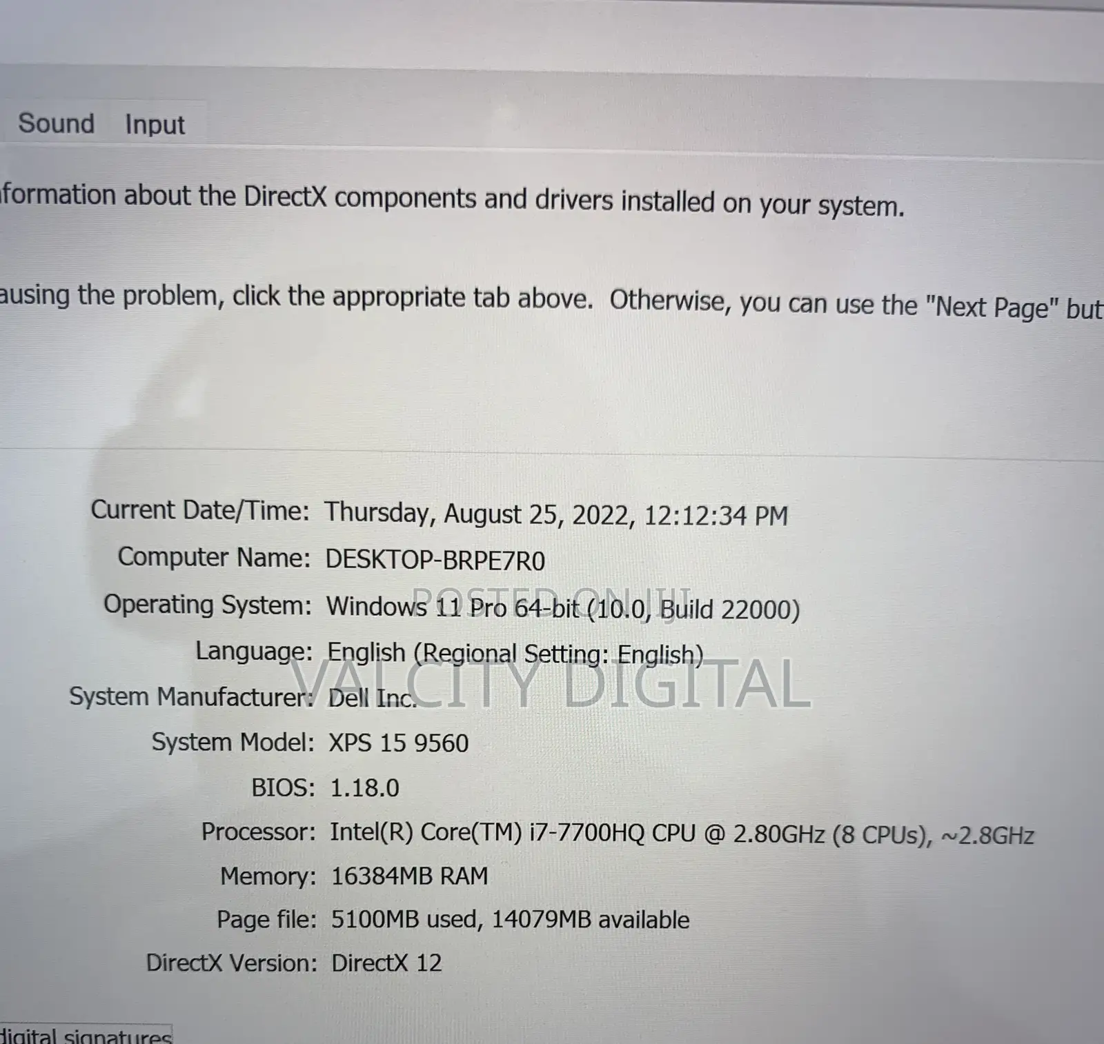 Laptop Dell XPS 15 9560 16GB Intel Core I7 SSD 512GB