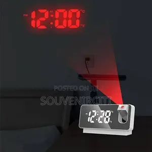LED Digital Projector Alarm Clock