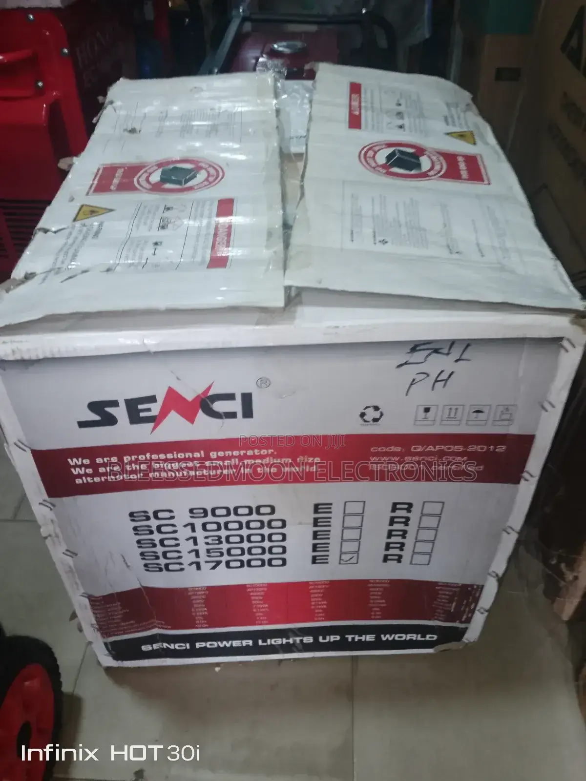 Senci Full Cooper Coil Generator 17000model 11.5kva
