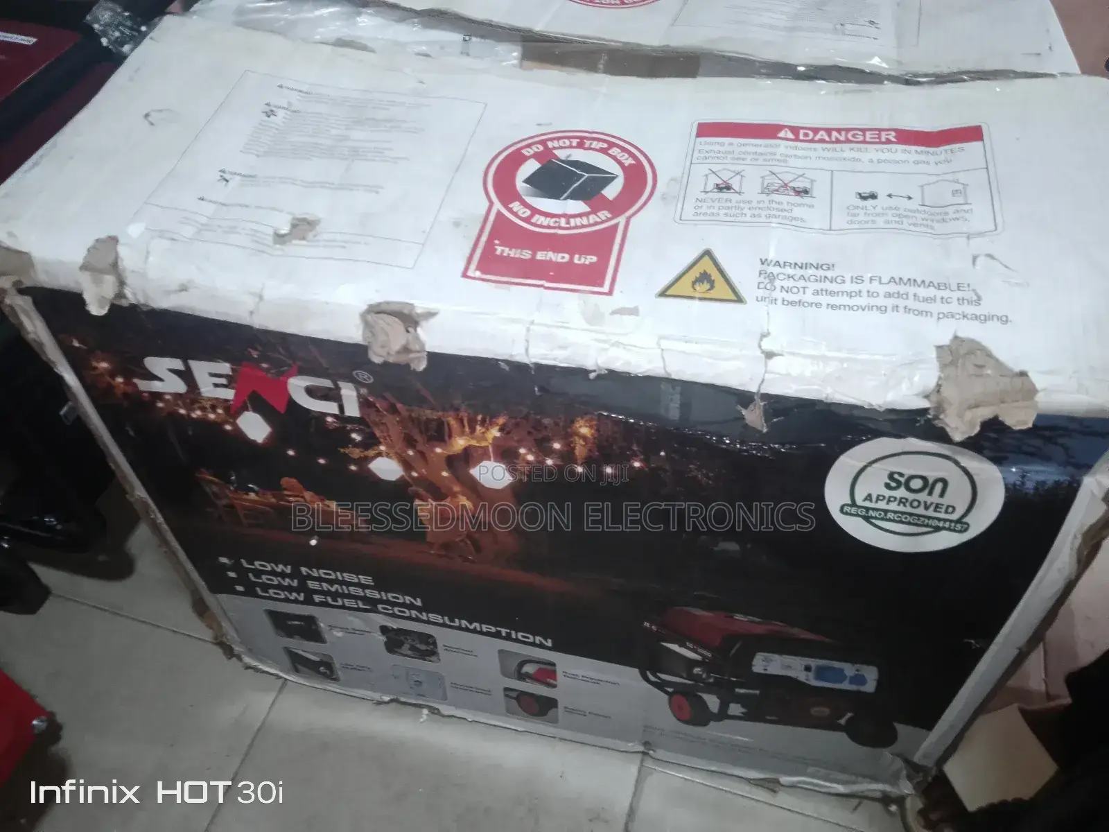Senci Full Cooper Coil Generator 17000model 11.5kva