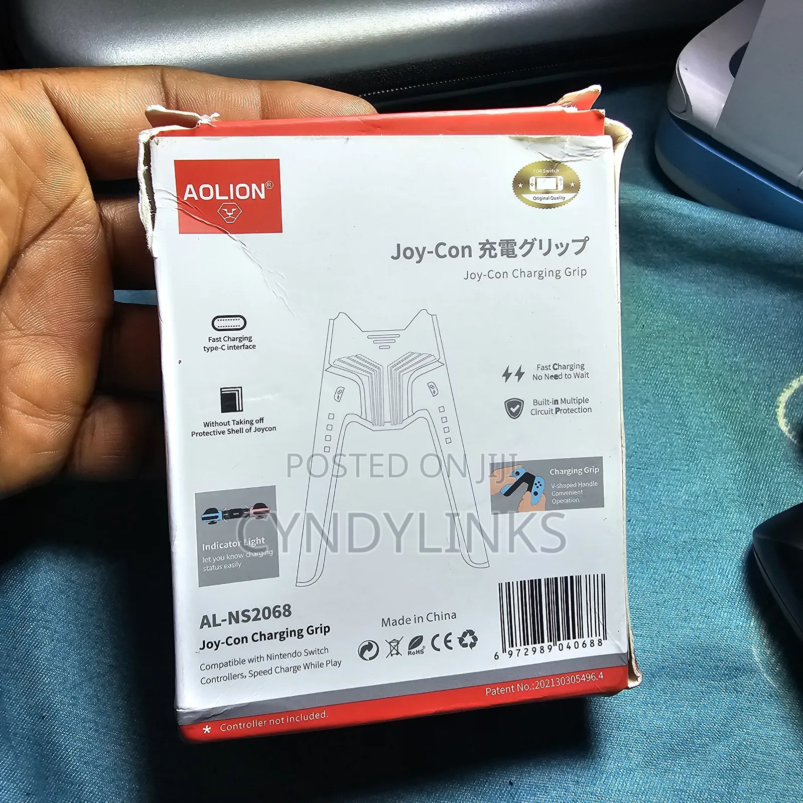 Audio Charging Grip Bracket for Switch Joycon