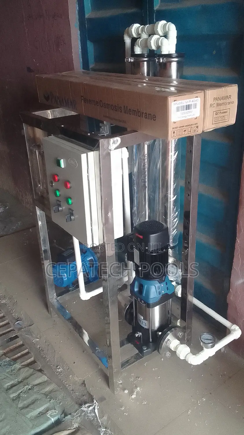 2 Membrane Reverse Osmosis Machine