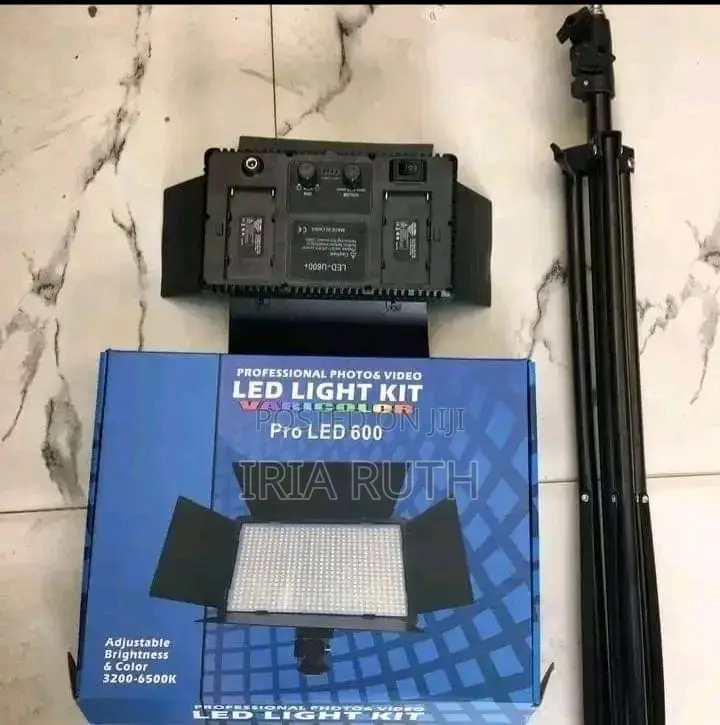 Led Lights, Tripods of Different Sizes