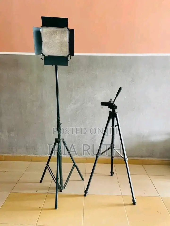 Led Lights, Tripods of Different Sizes