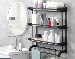 3 Layers Multipurpose Bathroom Storage Rack