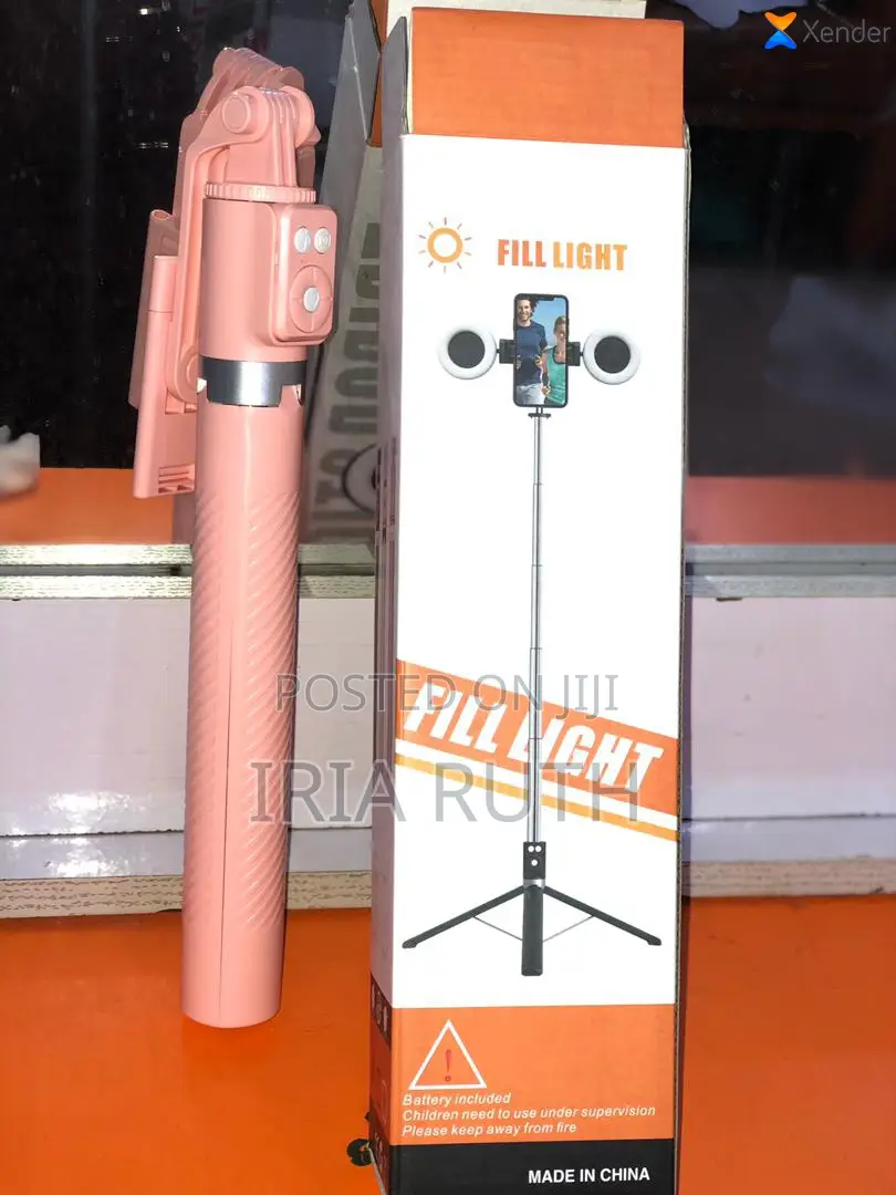 Selfie TRIPOD With Bluetooth,Phone Holder With LED LIGHTS