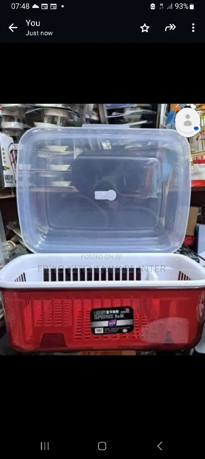 Dish Drainer With Cover