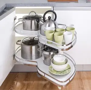 Magic Blind Cabinet Kitchen Corner Pull Out Storage Rack
