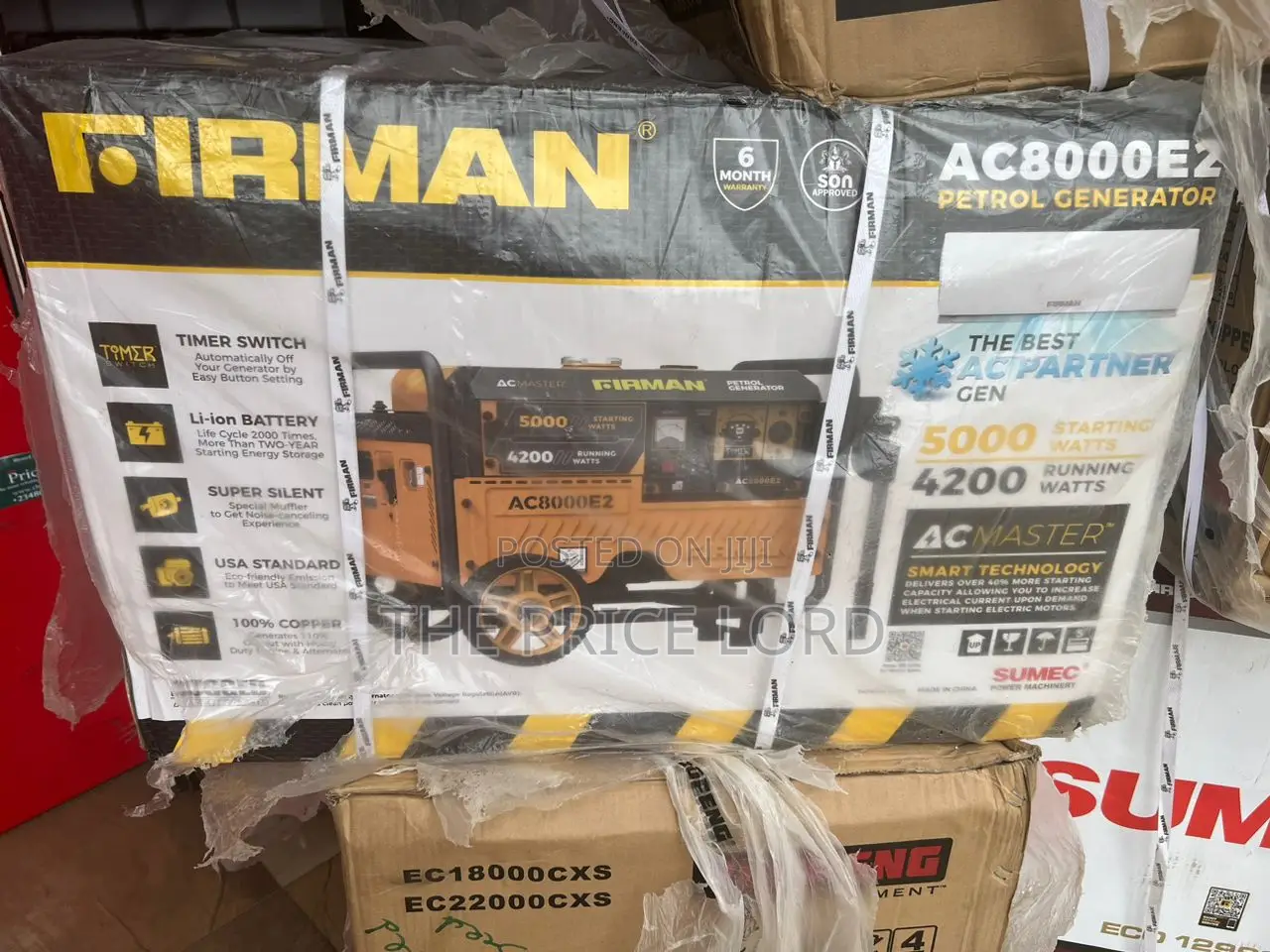Fireman Generator Ac8000e2
