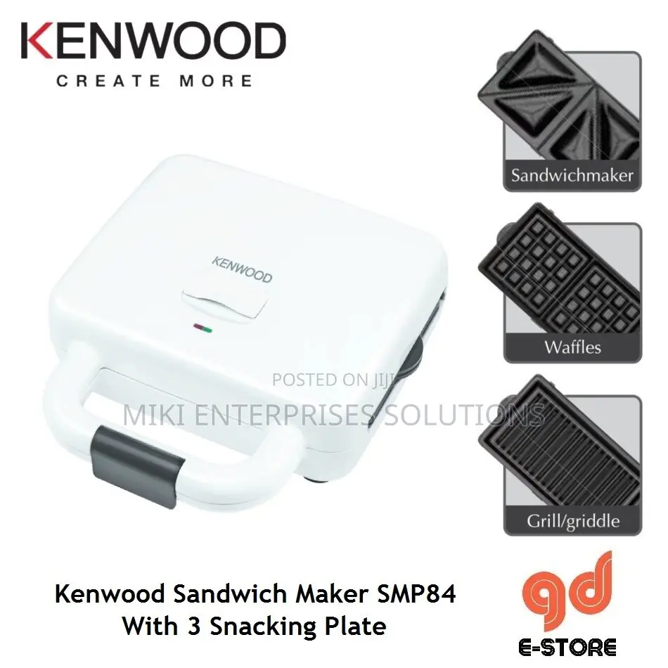 Kenwood Sandwich Maker 2 Slice 3 Plates