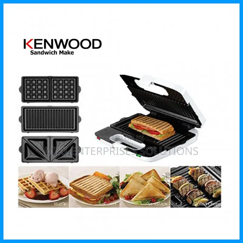 Kenwood Sandwich Maker 2 Slice 3 Plates