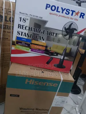 High Efficiency Blades Polystar Rechargeable Fan