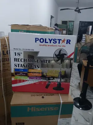 High Efficiency Blades Polystar Rechargeable Fan