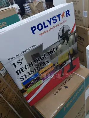 Brand New Polystar 18inch Standing Rechargeable Fan