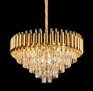 Gold Nonst Crystal Chandelier Light