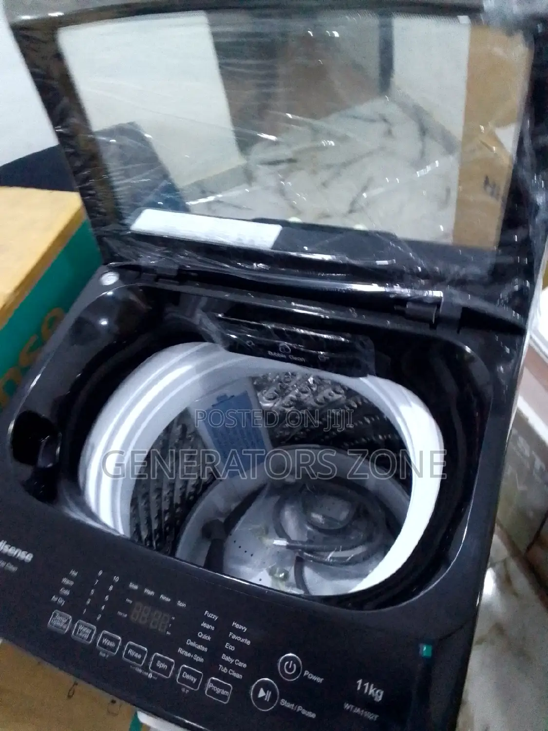 Single Door 11kg Top Loader Hisense Automatic Machine
