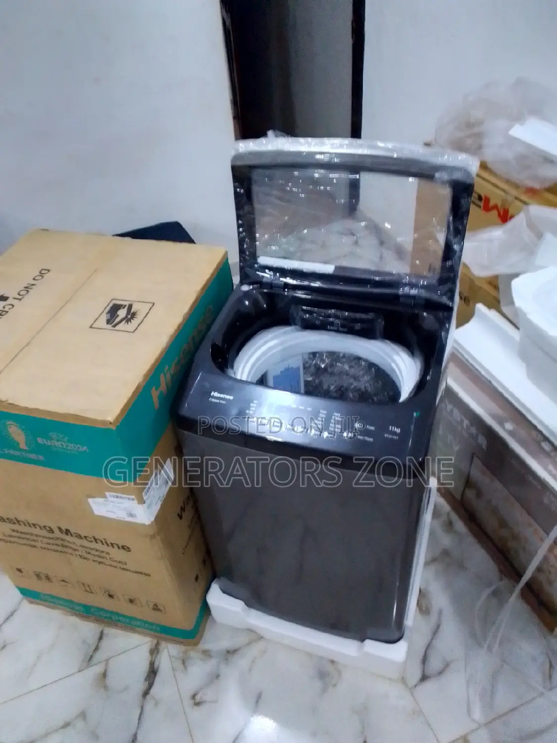 Low Noise 11kg Hisense Smart Control Machine