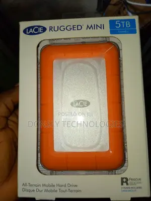 Lacie Rugged 5TB Portable Storage Drive