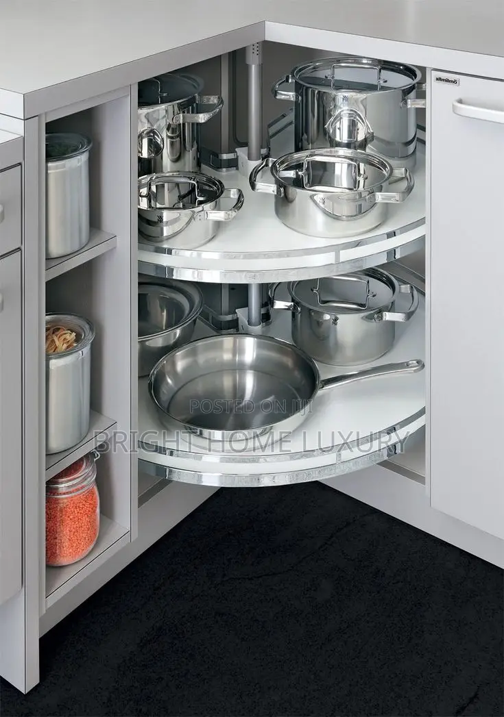 Kitchen Corner Cabinet Drawer Organizers Storage Rack