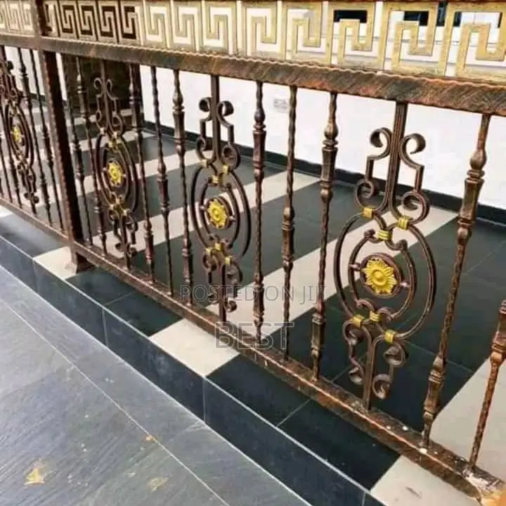 Rough T Iron Railing
