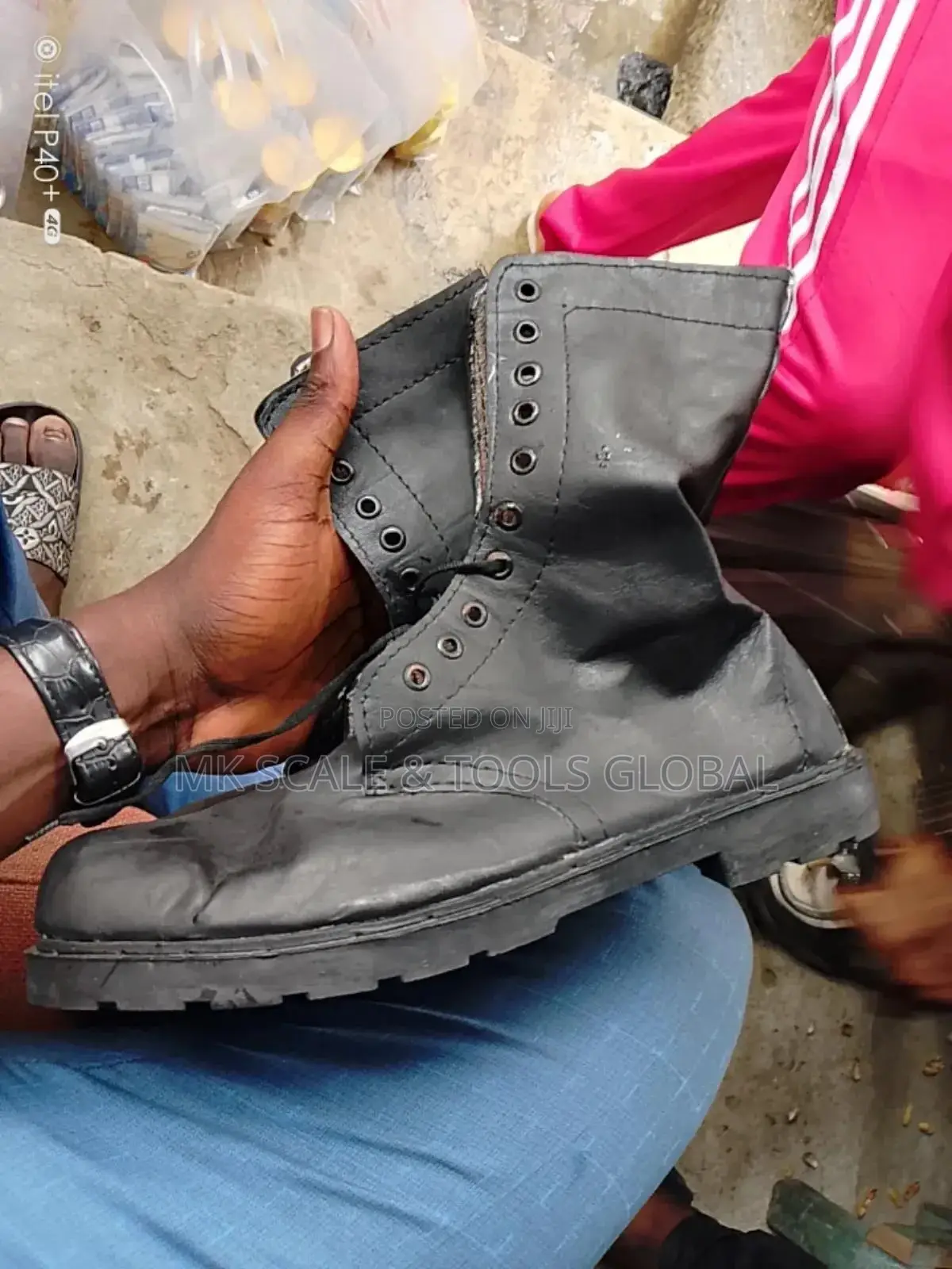 Leather Security Boot