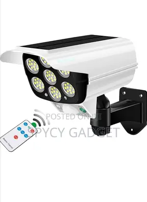 Solar Sensor Flashlight With Remote Control