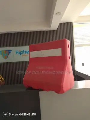 Yellow Road Safety Water Fillable Barrier Or Handle