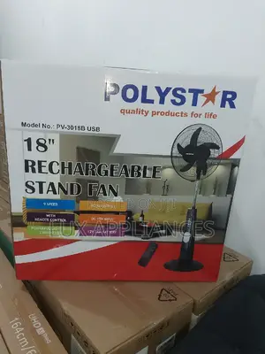 Best Lightweight Remote Control Polystar Rechargeable Fan