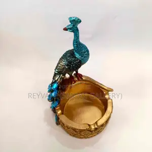 Peacock Resin Ashtray Holder