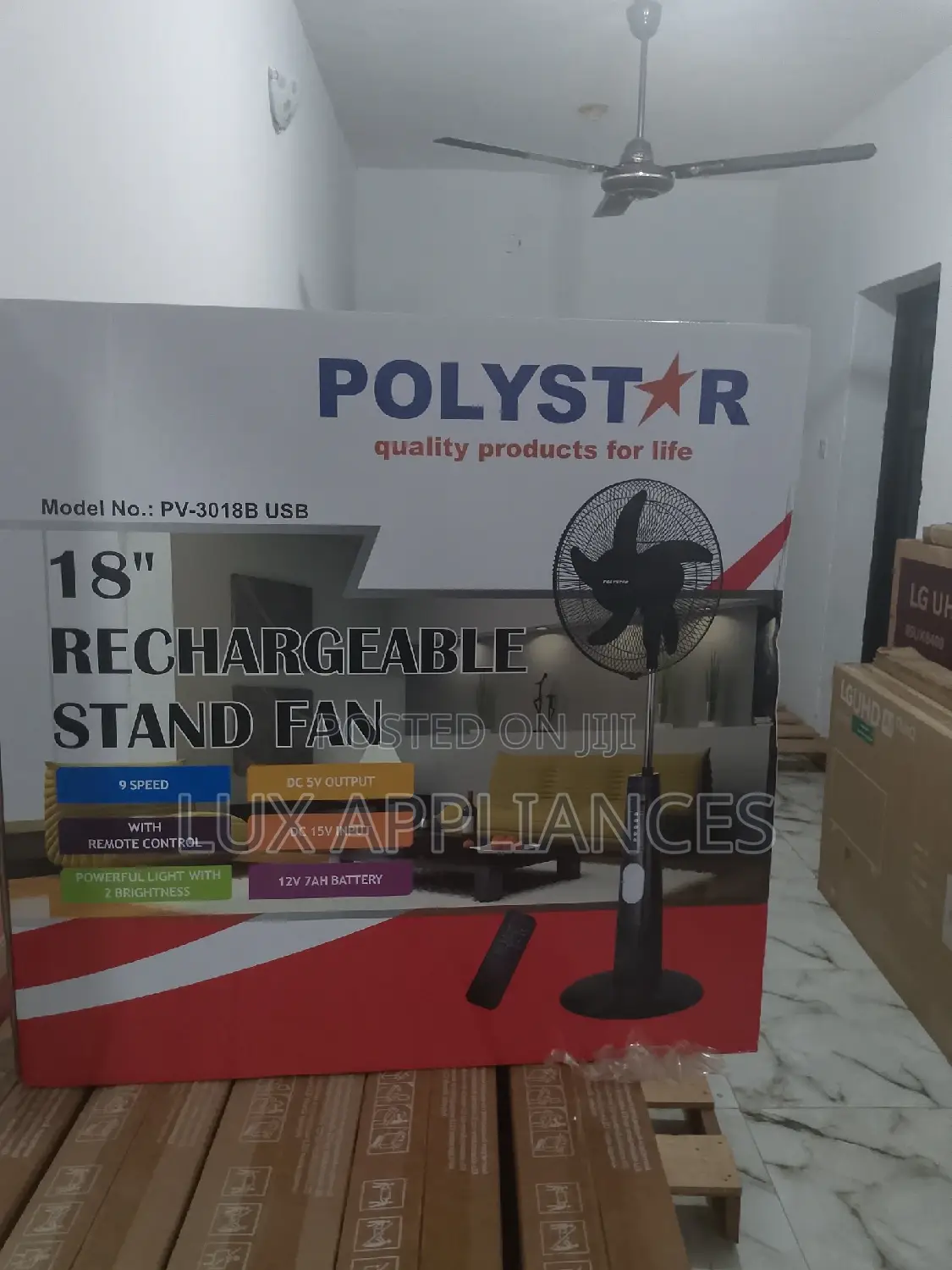 Fast and Reliable Multi-Function Rechargeable Fan