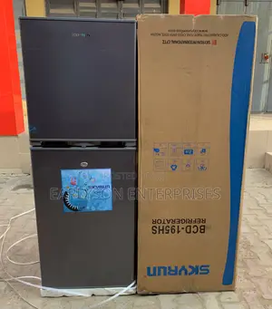 Skyrun Half and Half Double Door Fridge and Freezer