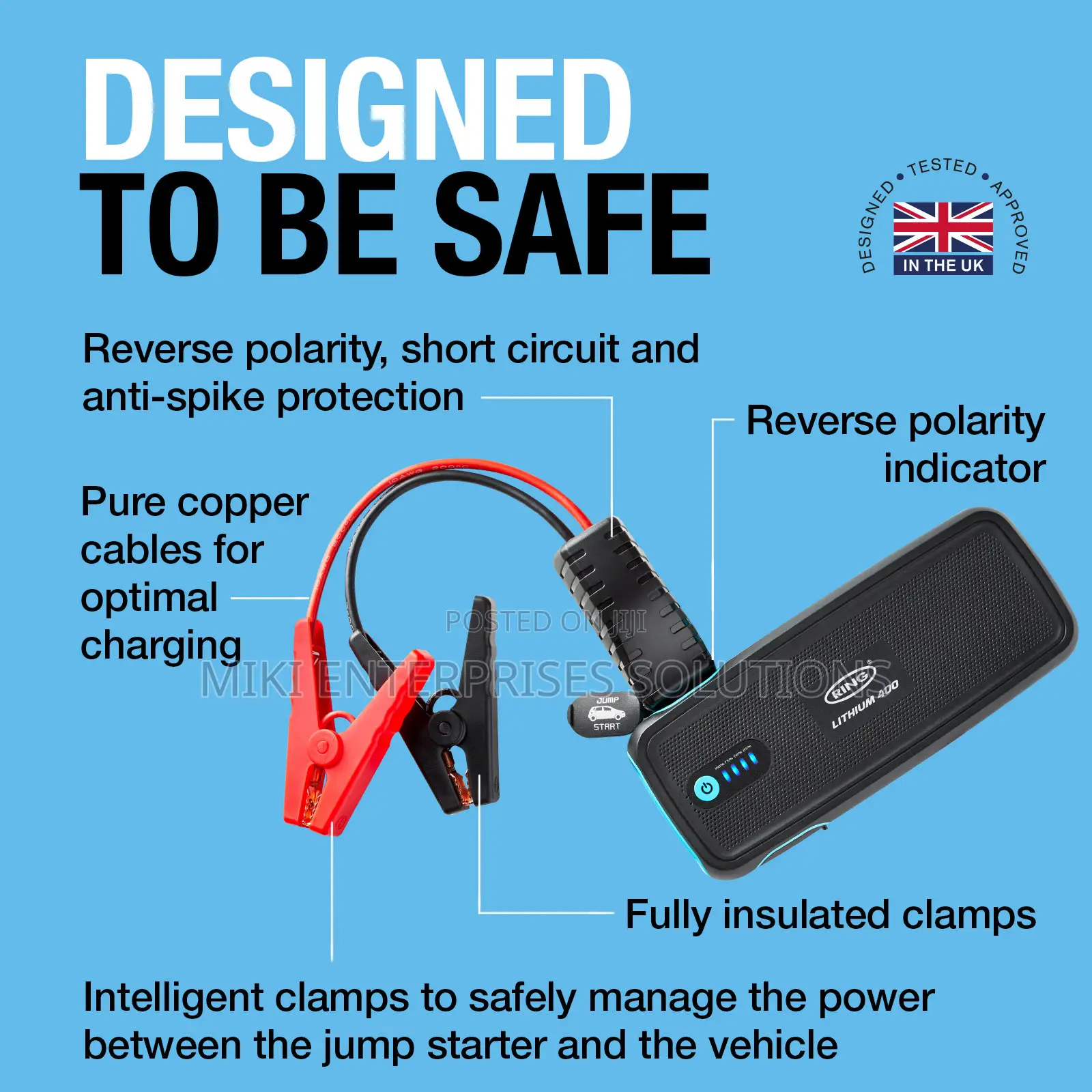 Ring High Power Jump Starter - 13000mah
