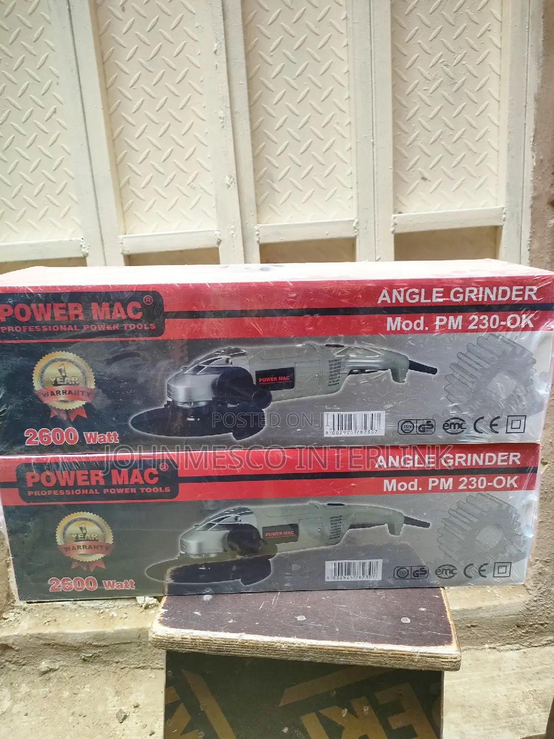 9" Power Mac Angle Grinder