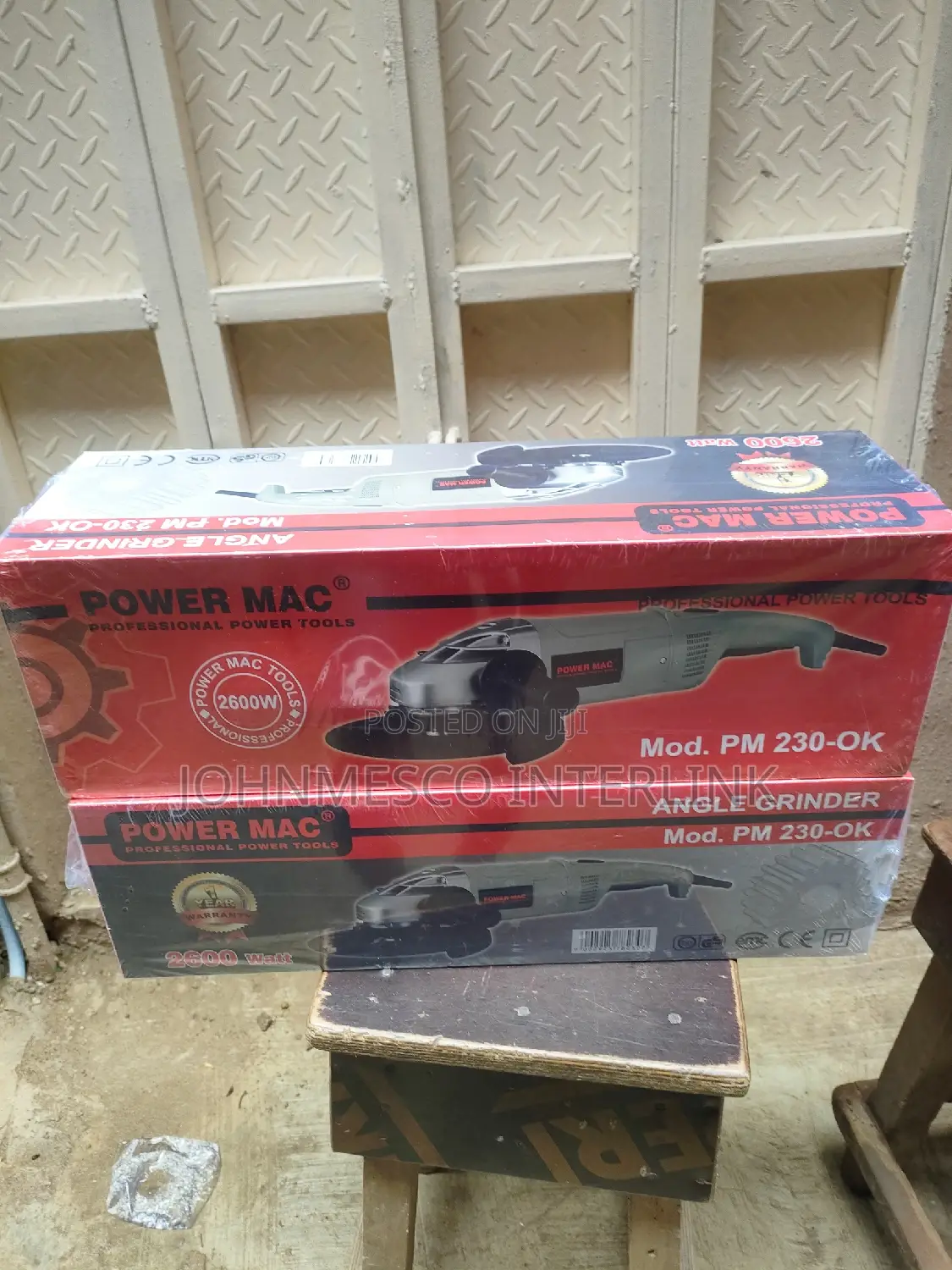9" Power Mac Angle Grinder