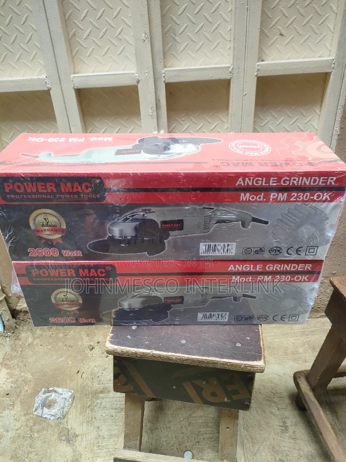 9" Power Mac Angle Grinder