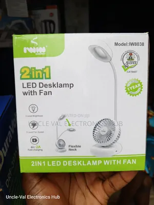 Iwin 2in1 Desklamp With Fan