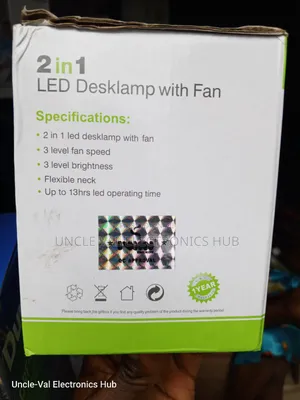 Iwin 2in1 Desklamp With Fan