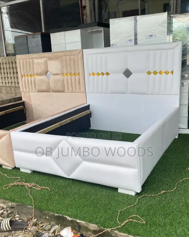 Unique White Bed Design