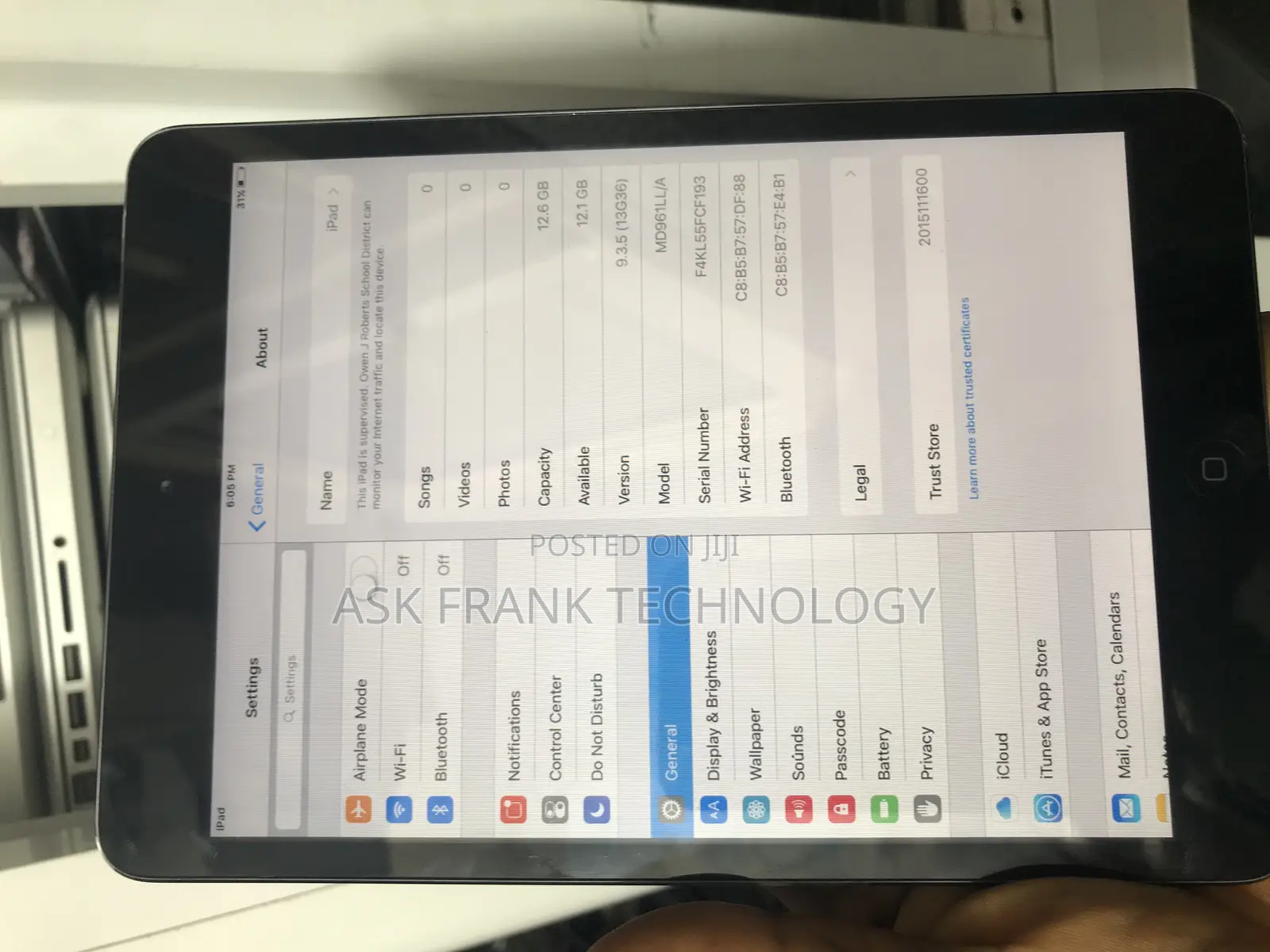 Apple iPad mini 1 16 GB Silver