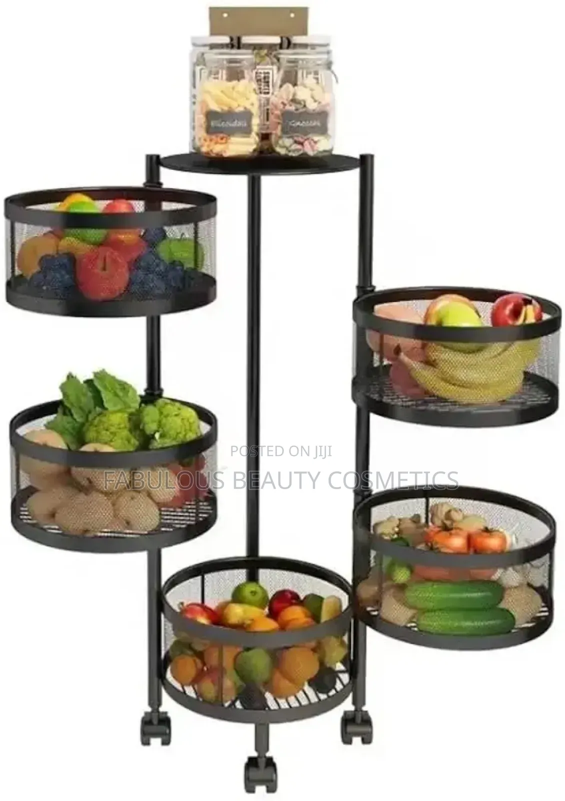 •Rotating Kitchen Baskets •Fruit and Vegetable Storage.