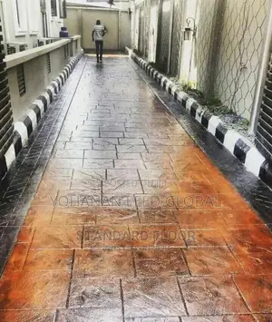 Installation Concrete of Stamp Concrete