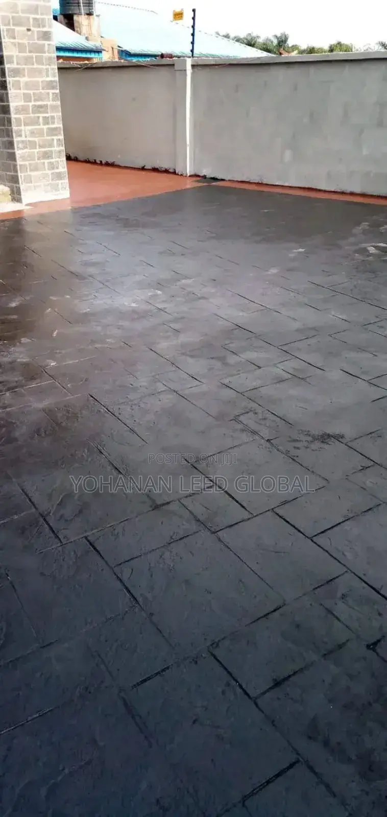 Installation Concrete of Stamp Concrete
