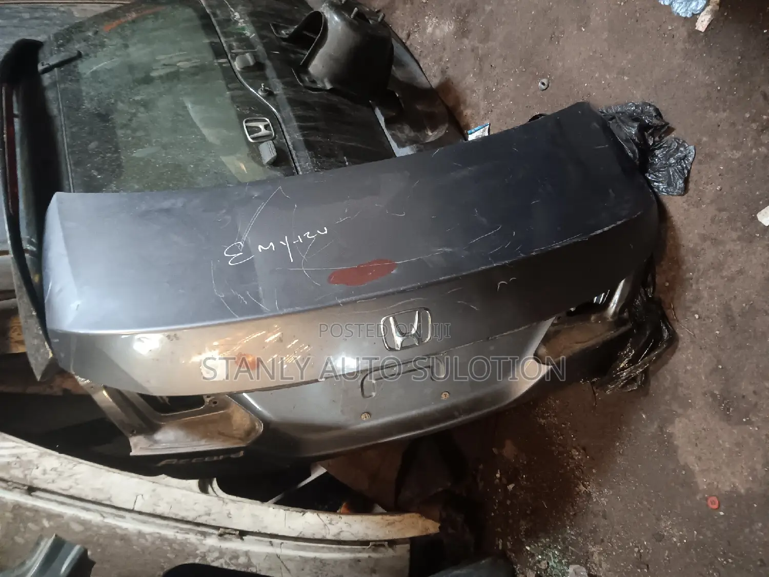 Empty Boot 2013 Honda Accord