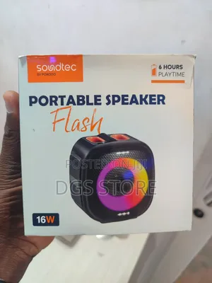 Porodo Soundtec Portable Flash Bluetooth Speaker RGB