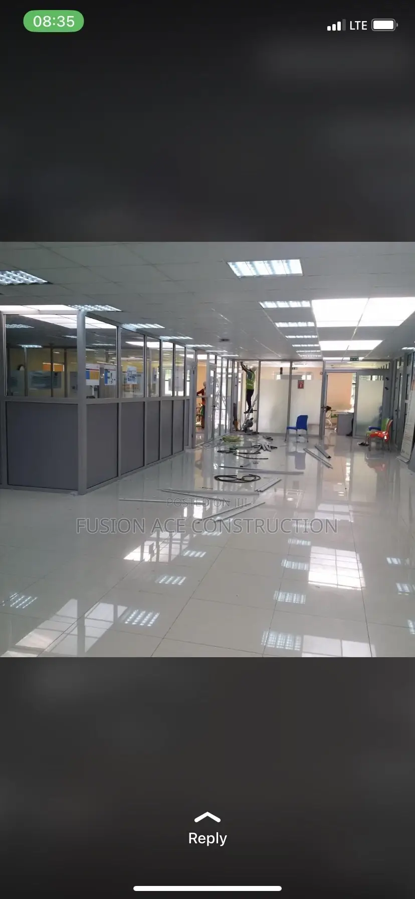 Frame and Frameless Glass Office Partitioning