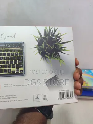 Porodo Crystal Shell Ultra Slim Wireless Keyboard