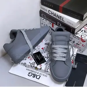 Dolce and Gabbana Cool Grey Sneakers