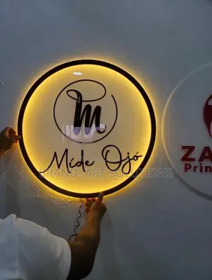 Clear Acrylic Illuminated Signage